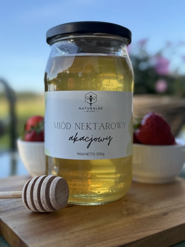miód akacjowy naturalny miody naturalne z pasieki